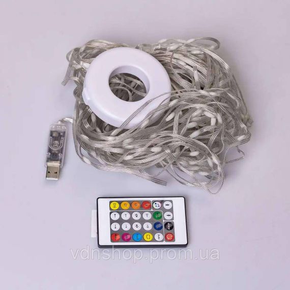 Умная гирлянда Smart 200 LED длина 2 м с управлением со смартфона прозрачная, мультиколор 1733042W | Зображення 8