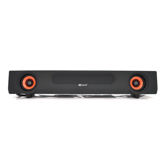 Колонки 2.0 Kisonli i-530, для ПК і ноутбука, USB + 3.5mm, 2x3W, 20Hz- 20KHz, Black, BOX, Q40