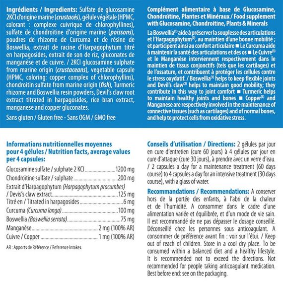 Комплекс для суглобів INELDEA SANTE NATURELLE ARTROBIOL® PLUS 120 Caps | Зображення 1