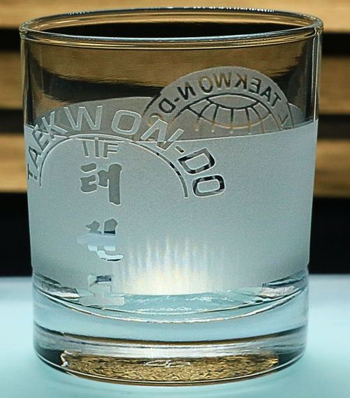 Стакан 300 мл Теквандо ITF с гравировкой стеклянный стакан подарок для спортсмена тренера | Зображення 5