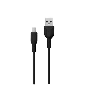 Кабель USB MicroUSB WALKER C350 чорний