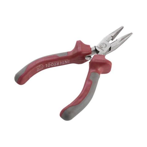 Плоскогубці прямі 115 мм, прецизійні INTERTOOL NT-0102 | Зображення 1