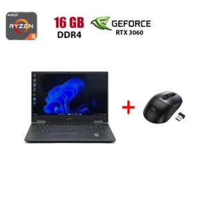 Ігровий ноутбук Б-клас HP Omen 15-en1008ca / 15.6" (1920x1080) IPS / AMD Ryzen 5 5600H (6 (12) ядер по 3.3 - 4.2 GHz) / 16 GB DDR4 / 480 GB SSD / nVidia GeForce RTX 3060, 6 GB GDDR6, 192-bit / WebCam б/в + Подарунок Бездротова миша HOCO GM28