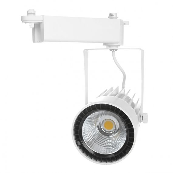 Светильник трековый поворотный LED 410/36W WW WH COB | Зображення 4