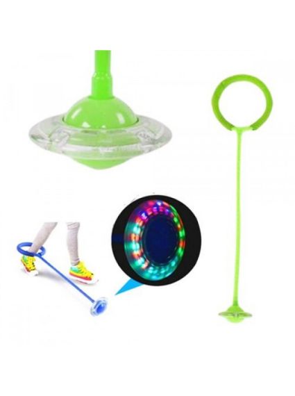 Детская светящаяся скакалка на ногу LED подсветка Нейроскакалка | Зображення 4