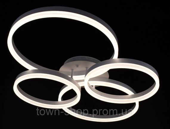 Люстра потолочная LED с пультом A8008/2+2-wh Белый 11х63х83 см. | Зображення 3