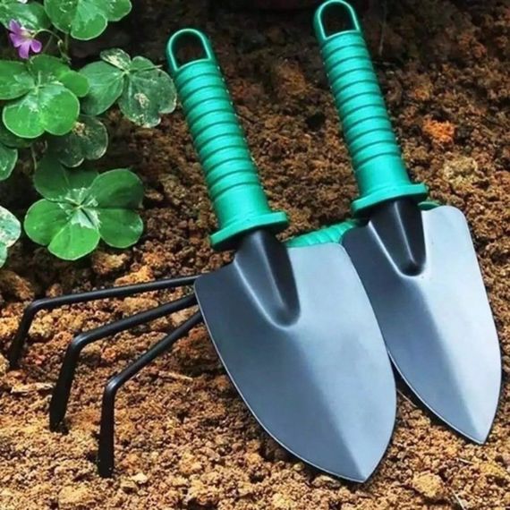 Набор садовых инструментов 12 в 1 с чемоданом Garden Instrumen AND ES-10, инвентарь для огорода и сада | Зображення 3