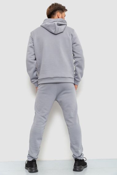 Спортивный костюм мужской на флисе, цвет светло-серый, 238R57046 | Зображення 4