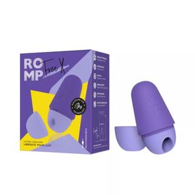 Вакуумный стимулятор для клитора ROMP Free X, силиконовый, фиолетовый Sex Aura