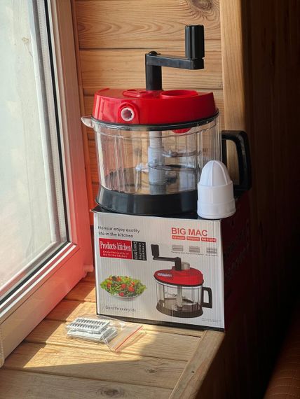 Овощерезка кухонный измельчитель BIG MAC Hand cranked vegetable slicer AND LY-974 | Зображення 1