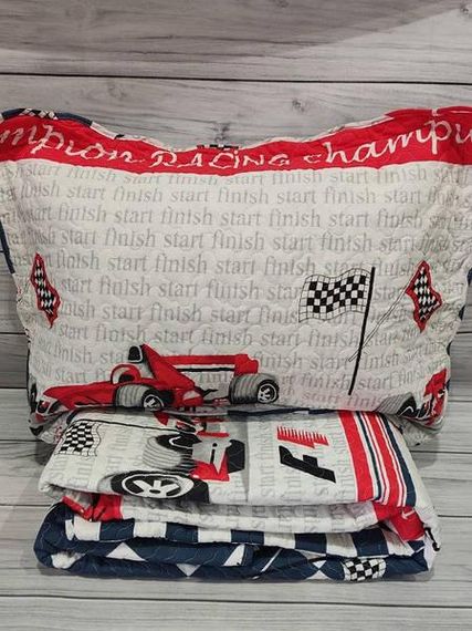 Покрывало стеганое (180х250см) с наволочкой (50х70см) Miss Bella 8812 Хлопок