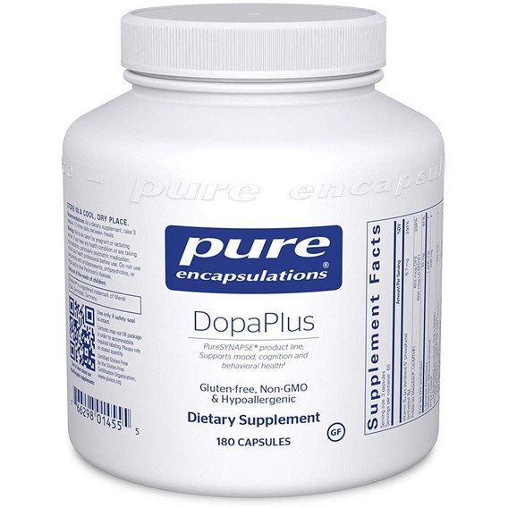 Комплекс для профілактики роботи головного мозку Pure Encapsulations DopaPlus 180 Caps PE-01455