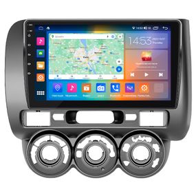 магнітола Lesko Honda Fit I Manual AC 2001-2008 IPS 9" 4/64Gb CarPlay 4G Wi-Fi GPS Prime Активное охлаждение