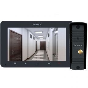 Комплект видеодомофона Slinex SM-07 Graphite  ML-16HR
