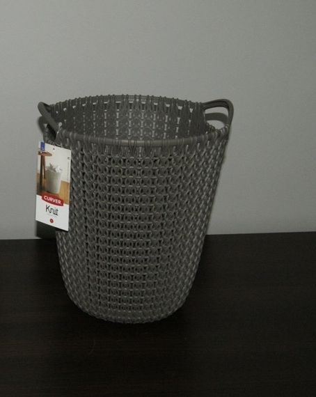 Корзина для паперів пластикова Curver (Курвер) Knit 7 л (03678) Коричневий | Зображення 3