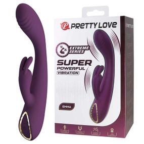 Вібратор - Pretty Love Emma Powerful Silicone Rabbit Vibrator Sex Aura