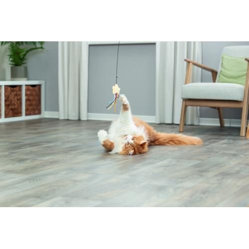 Игрушка Trixie Палочка с плюшевой звездой и кошачьей мятой для кошек 46 см | Зображення 3