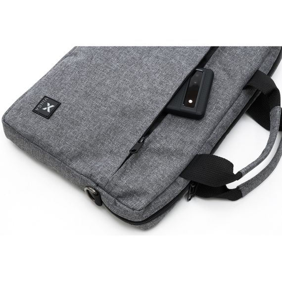 Сумка для ноутбука Vinga 14" NB1403 melange gray (NB1403GY) | Зображення 4