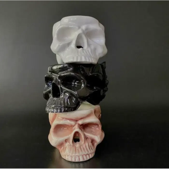 Кухоль Череп з кістками чорний ET (CHK14) | Зображення 5