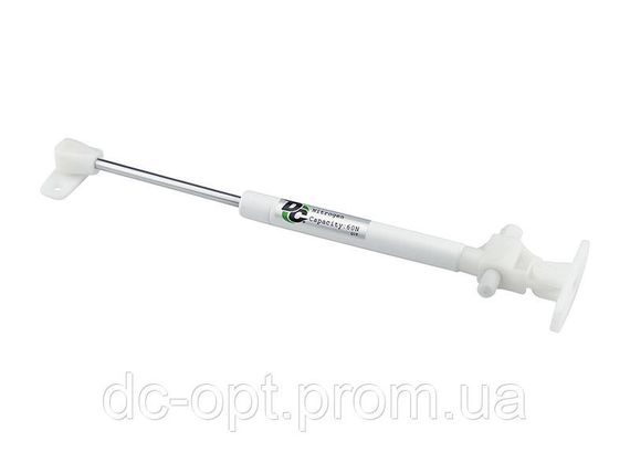 Амортизатор газовый для ДСП 60N с отбойником, белый ДС ПреміумЛайн