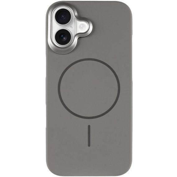 Чехол PC Dream with MagSafe для Apple iPhone 16 (6.1") Gray | Зображення 1