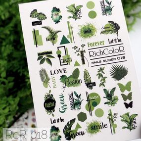 Рифленый слайдер RichColor 018 на водяной основе (6.5x9.5см)