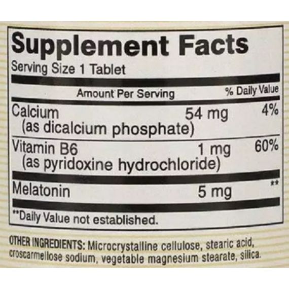 Мелатонін для сну Mason Natural Melatonin 5 mg 120 Tabs | Зображення 1