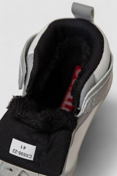Кросівки чоловічі зимові на хутрі, колір біло-сірий, 248RCX698 | Зображення 5