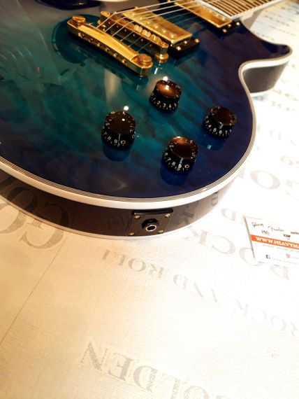 Електрогітара Gibson Les Paul Custom Blue China | Зображення 3