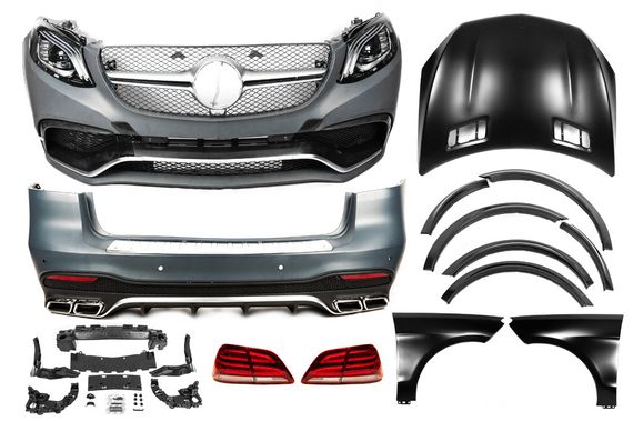 Комплект рестайлінгу ML в GLE AMG для Mercedes GLE/ML сlass W166