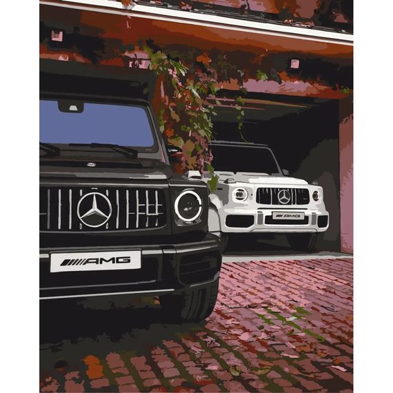 Картина по номерам "Гелендвагены AMG" LW32060, 40х50 см