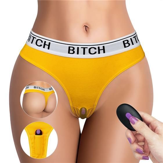 Трусики з вібропулею - Ingen Bitch Vibrating Panties (на талію 71-81 см) sexstyle | Зображення 1