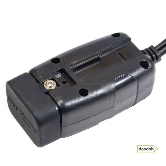 Мото USB зарядний пристрій з вольтметром на кермо - MotoMax 854, IP 65, Quick Charge, 6-30V, 3,4А | Зображення 5