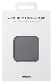 Бездротовий зарядний пристрій Samsung 15W Wireless Charger Pad with TA Dark Gray (EP-P2400TBEGEU) | Зображення 6