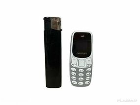 Мини мобильный маленький телефон L8 Star BM10 (2Sim) серый