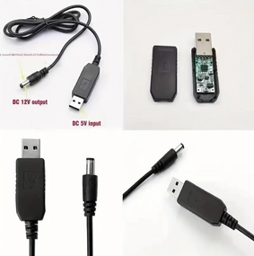 Перетворювач для роутера, Кабель для роутера USB-DC 9-12V 5.2 mm   знижка