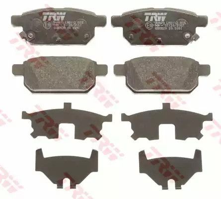 Гальмівні колодки дискові SUZUKI Swift/SX4/Vitara R 10, TRW (GDB3529) | Зображення 1