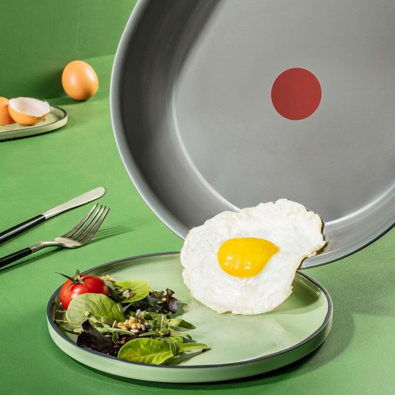 Сковорода Tefal Renewal, 24см, алюміній, бакеліт, сірий (C4260443) | Зображення 1