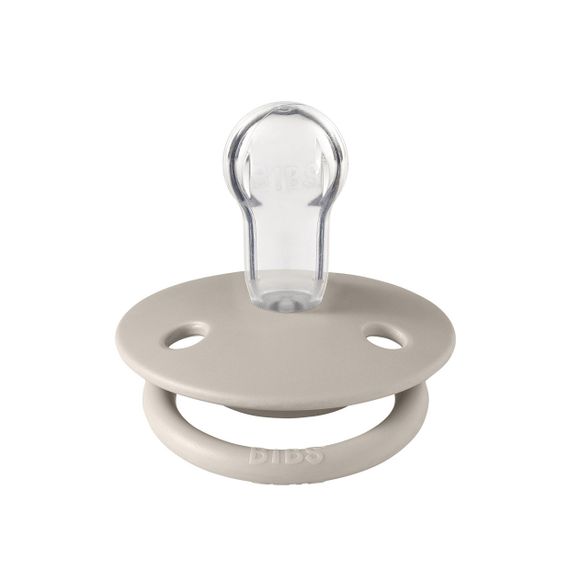 Соска пустушка BIBS De Lux Silicone (кругла) 0-36 міс – Sand