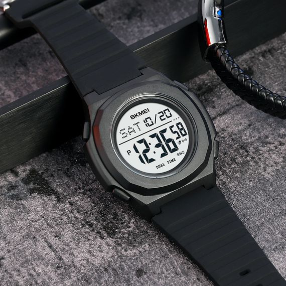 Skmei 2023BKWT Black-White | Зображення 3
