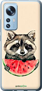 Чохол на Xiaomi 12X Єнотик з кавуном "4605u-2941-2448"