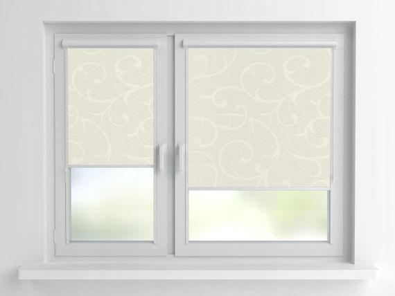 Рулонная штора Rolets Акант 2-2236-575 57.5x170 см закрытого типа Пудровая | Зображення 1