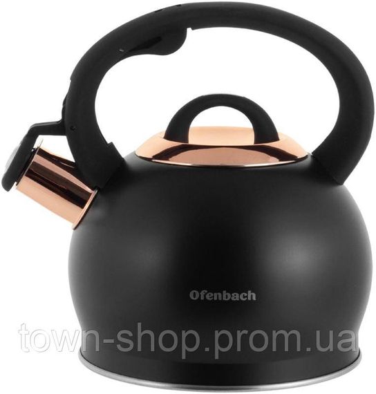 Чайник Ofenbach Rose 2л нержавеющая сталь, со свистком NB-100312 | Зображення 2