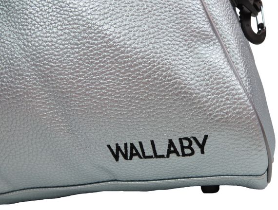 Спортивная сумка  из кожзама 16 л Wallaby 313 серебристый | Зображення 7