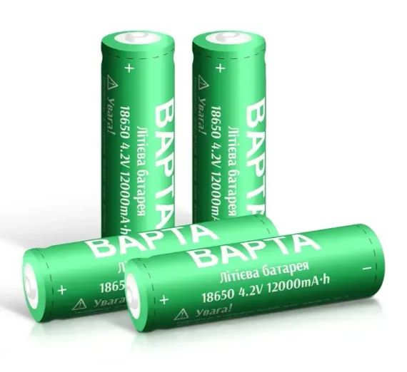 Аккумулятор BAPTA BP-1200 18650 Li-Ion 12000 мАч 4.2В перезаряжаемый для фонарей, power bank и портативной техники | Зображення 3