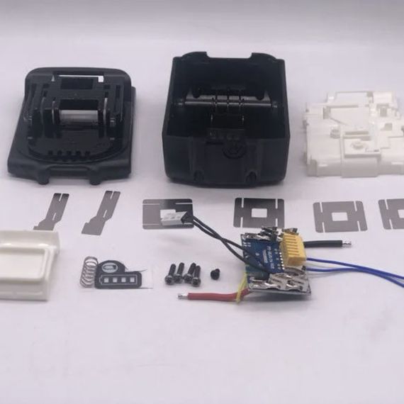 Корпус для инструмента шуруповерта Makita 10S2P10*18650 для АКБ-инструмента 21V BL18650 с индикаторм | Зображення 4