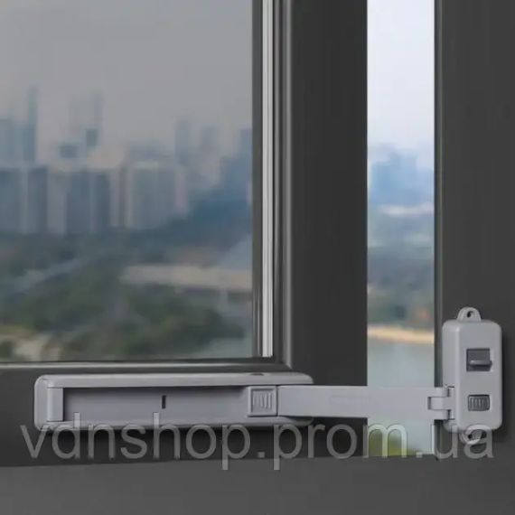 Пластиковый замок для окон, фиксация, стопор безопасности для детей, AND 1-42 | Зображення 2