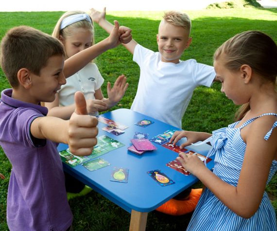 Дитяча настільна гра в мішечку "Чарівні кристали" VT8077-12 карткова | Зображення 1