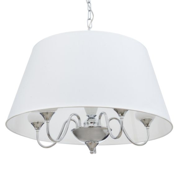 Люстра подвесная с абажуром E14 40W WH (BKL-721S/5) | Зображення 1