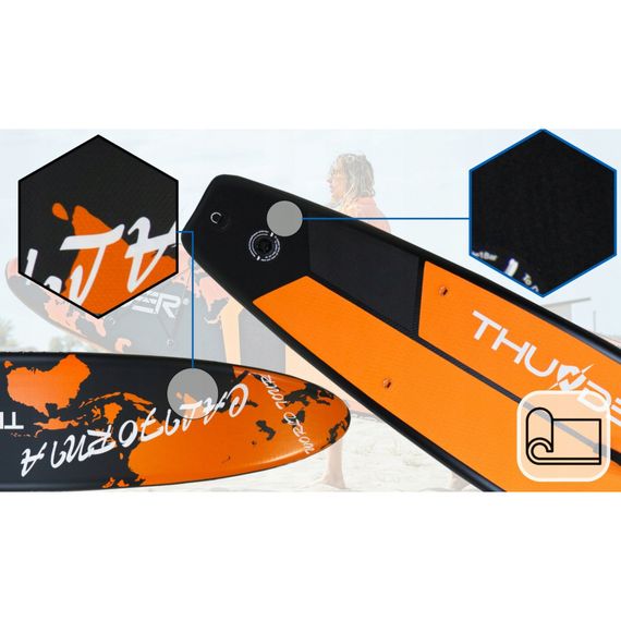 Надувна дошка SUP THUNDER Earth 365 см з веслом | Зображення 8